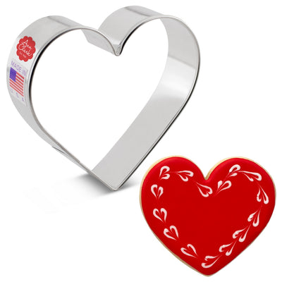 Heart Cookie Cutter, 3 3/8"
