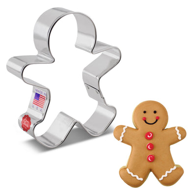 Gingerbread Man Cookie Cutter, 3 3/4"
