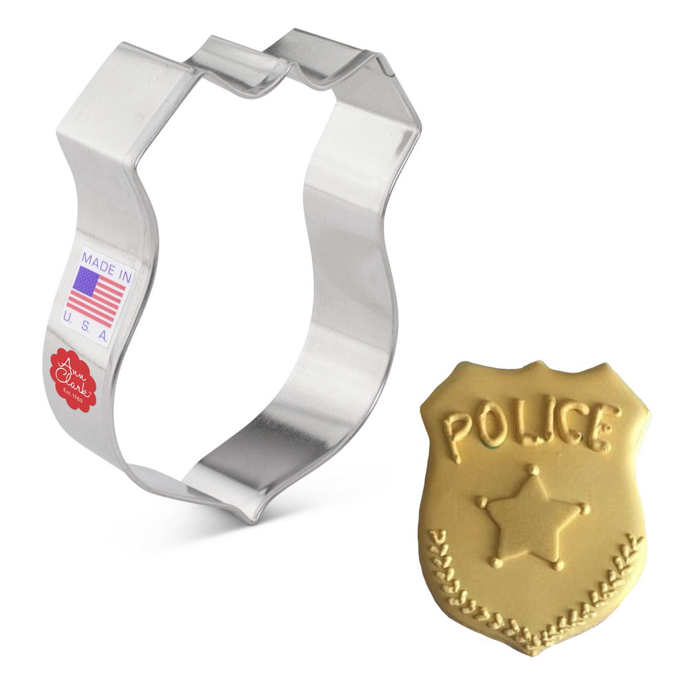 Police Cutter Police Badge Cookie Cutter | Ann Clark Wholesale